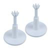 2Pcs Golf Tee with 53MM Base Height Adjustable Golf Aid Driving Range Indoor Outdoor Bendable Rubber Golf Ball Holder Golf