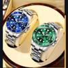 JINSHIDUN Neue Business und freizeit herren Uhr Green Water Ghost Automatische Mechanische Uhr Trendy Marke Leuchtende High-end-Uhr