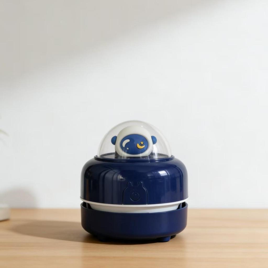 Doll-Style Mini Handheld Electric Vacuum Cleaner for Desktop & Keyboard Dusting