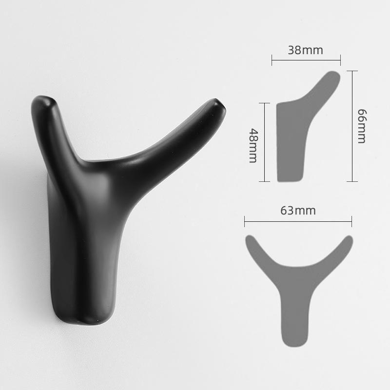 

KAK Zinc Alloy Nordic Wall Hook Hanger Clothes Hook Coat Bag Hat Hanging Hooks Bathroom Kitchen Clothes Racks with Screws