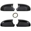 Car Rearview Side Mirror Cover Sticker Wing Cap Exterior Door Case Trim Carbon Fiber For VW Volkswagen Golf MK5 GTI R 2003-2009
