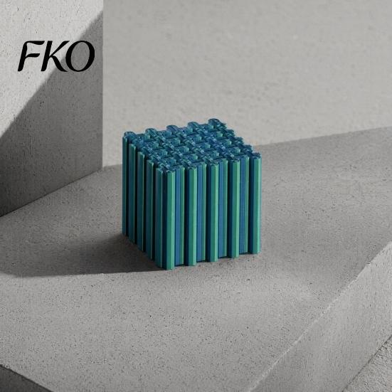Artistic Office Toy 3D Printed Slime Cube Fidget Toy, Squishy Puzzle Stress Relief for Desk Office, Modeling Sculpture Creative Geometric Desktop