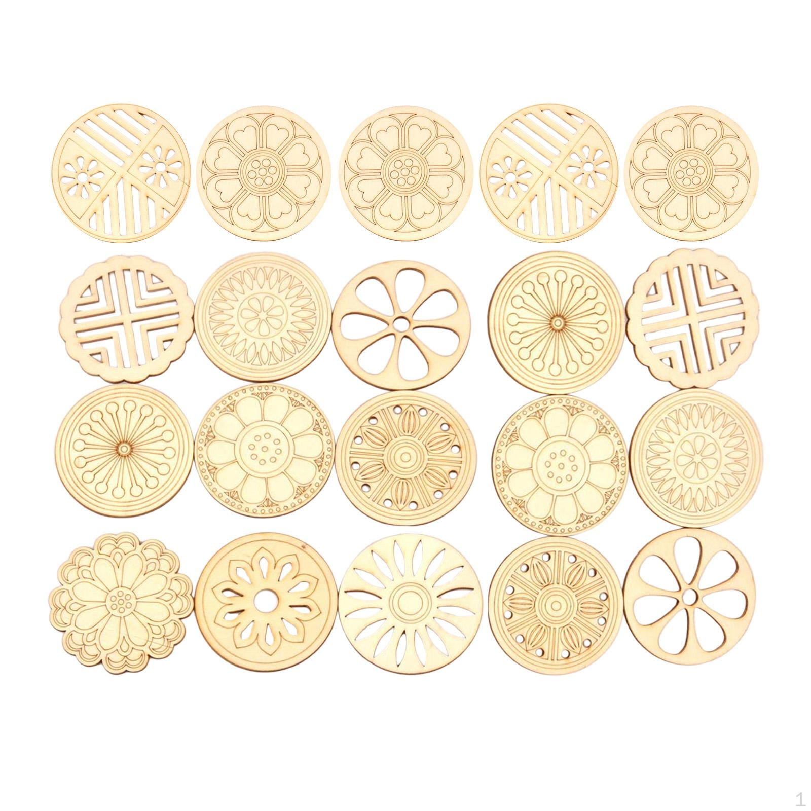 

20 Retro craft decorationation Handmade Accessory Circle