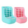 Rabbit Grass Frame Rack Rabbit Food Basket Hay Feeder Guinea Pigs Feeding Bowl Accessories 2 in 1 Fixed Grass Rack