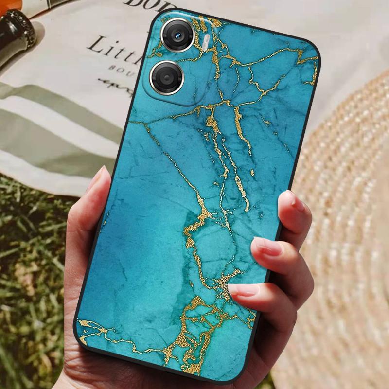 Custodia per Telefono Per Moto G06 Power 4G Cover Posteriore Guscio Antiurto Nero Silicone Morbida Cover Coque Per Motorola Moto G06 Custodie Fundas