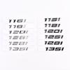 Letras para Maletero de Coche Emblema Logo Insignia Pegatina Letras Adhesivas Accesorios para 116i 118i 120i 125i 128i 130i 135i 140i