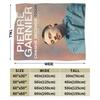 Pierre Edgar French Singer Blanket Soft Fashion Plush Bedding Throws For Children Chair Sofa Bed Flannel Bedspread Bed Cover