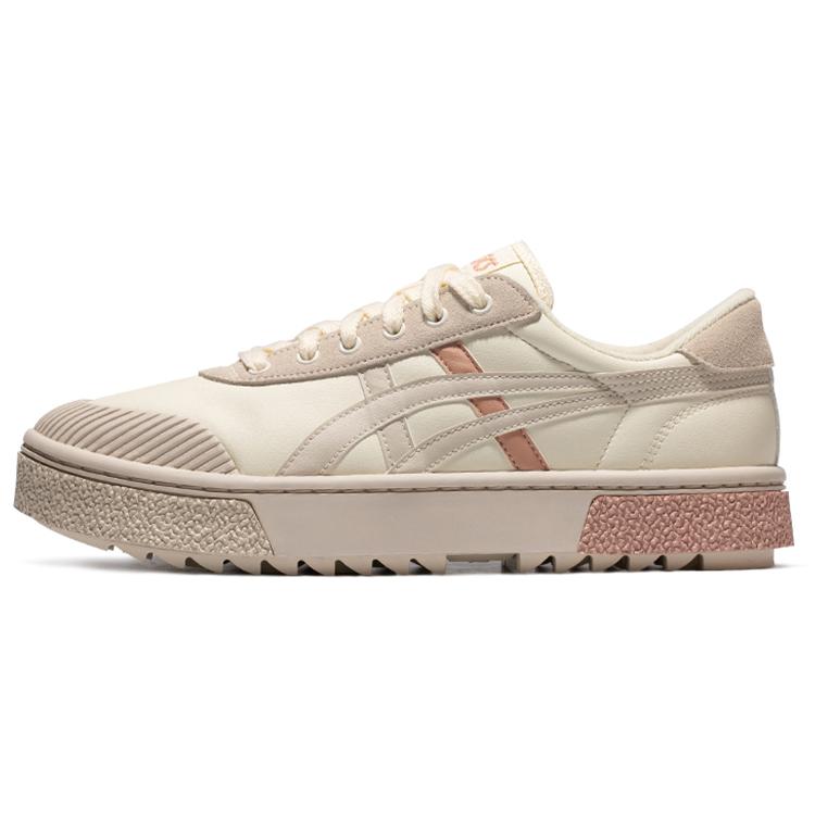 

new Asics Court Trail Sneakers Beige/White/Grey Women s 39