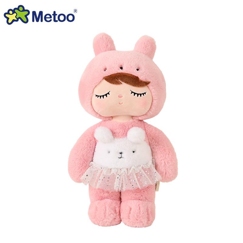 Non-Toxic Metoo Angela Cute Fluffy Plush Doll12 Inchprincess Bear Rabbit Mouse Soft Stuffed Toys Baby Bedtime Toy Kids Birthday Gifts