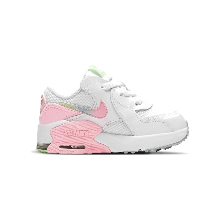 Nike Air Max Excee Abrasion Resistant Low top Toddler Shoes White Pink Infant And Toddler CW5830-100