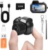 Mini Keychain Camera, FHD 1080p 8MP Mini Digital Camera with 32GB SD Card Card Readers Eight Filters, 100 Mins Battery Life for Travel Recording