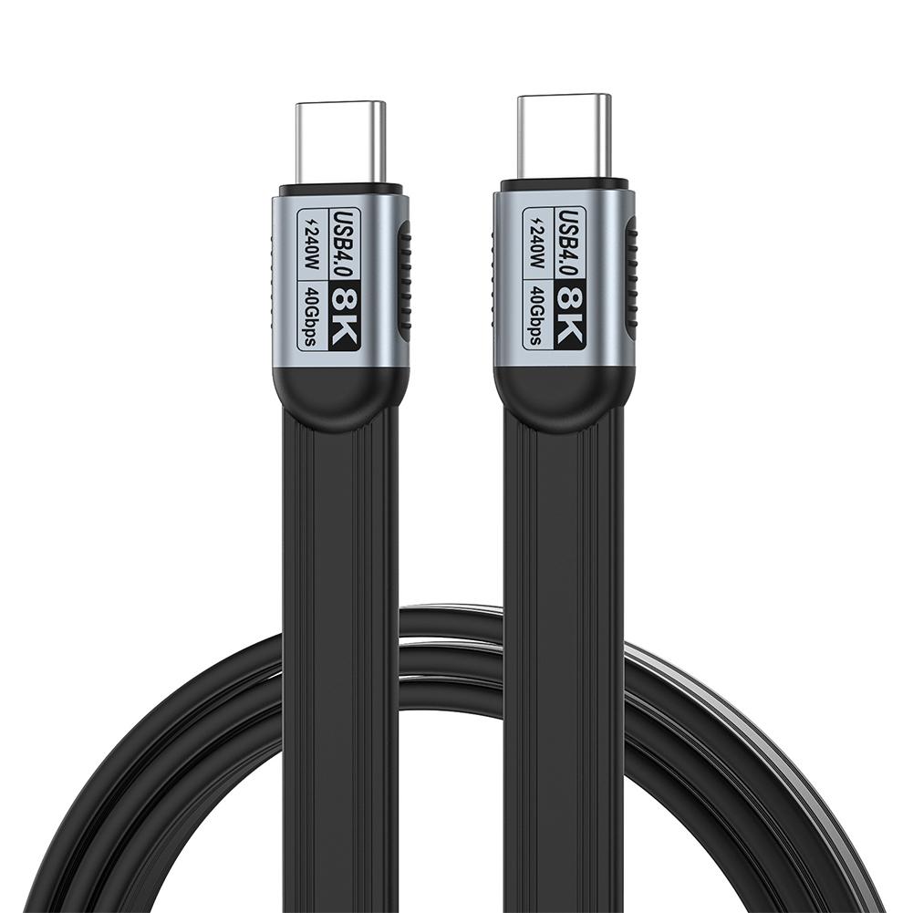 240W Data Cord 3 4 5 USB 5.0 USB C To C Data Transfer Cable With Fast Charging Cable for Desk USB Type-C For iPhone MacBook