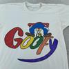 Vintage Disney Goofy Shirt BOXY CROP FIT M/L Cartoon Character Graphic Tee 90s