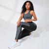 Women's High-Waist Yoga Leggings - European & American Style, Hip-Lifting, Breathable, Sexy Stitching for Running.