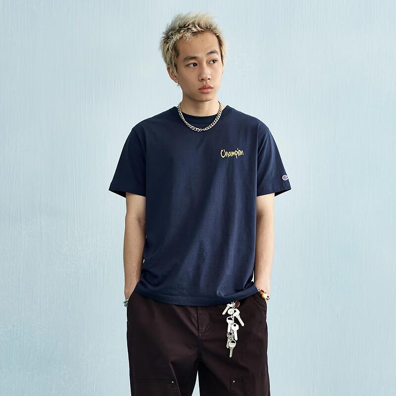 Champion Unisex American Retro Pure Cotton Short Sleeve T-Shirt M