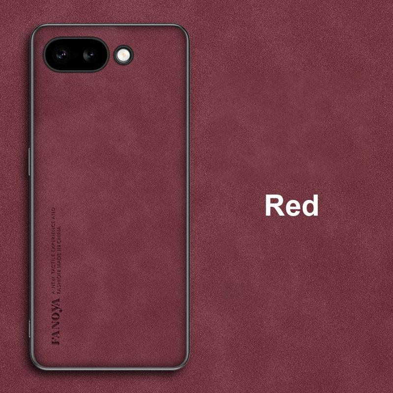 For Google Pixel 9A Case Luxury PU Leather Phone Case For Google Pixel 9A 5G Back Cover Matte Silicone Shockproof Protection