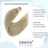 Estensioni Capelli Biondi Capelli Veri Umani Tape in Extensions per Donne, 50G Tape in