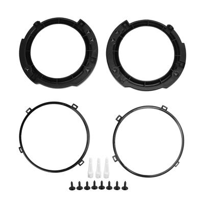 7-Inch Ronde Koplamp Montage Bevestigingsbeugel Ring Set met Koplamp Metalen Ring Zwart Vervanging voor Jeep Wrangler