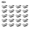 Photovoltaic Cable Clips 2050 PCS Stainless Steel Edge Clip Solar Cable Tie for Cable Management and Protection On Solar Panels