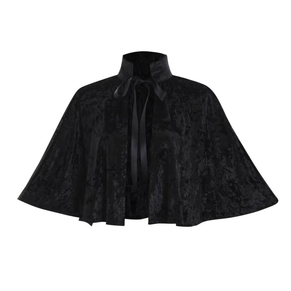 Victorian Cosplay Velvet Cape Vintage Steampunk Shawl New Women's Shawl Coat Halloween Party