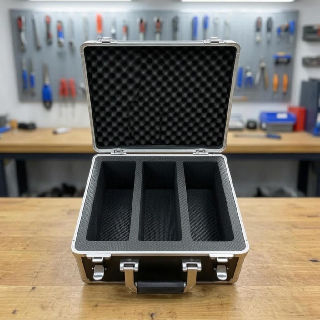 Rigid Carrying Container with Foam Sturdy for Technicians