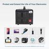 1500W/2000W Step Up & Step Down Voltage Transformer Small Household Power Supply Adapter Portable Voltage Converter