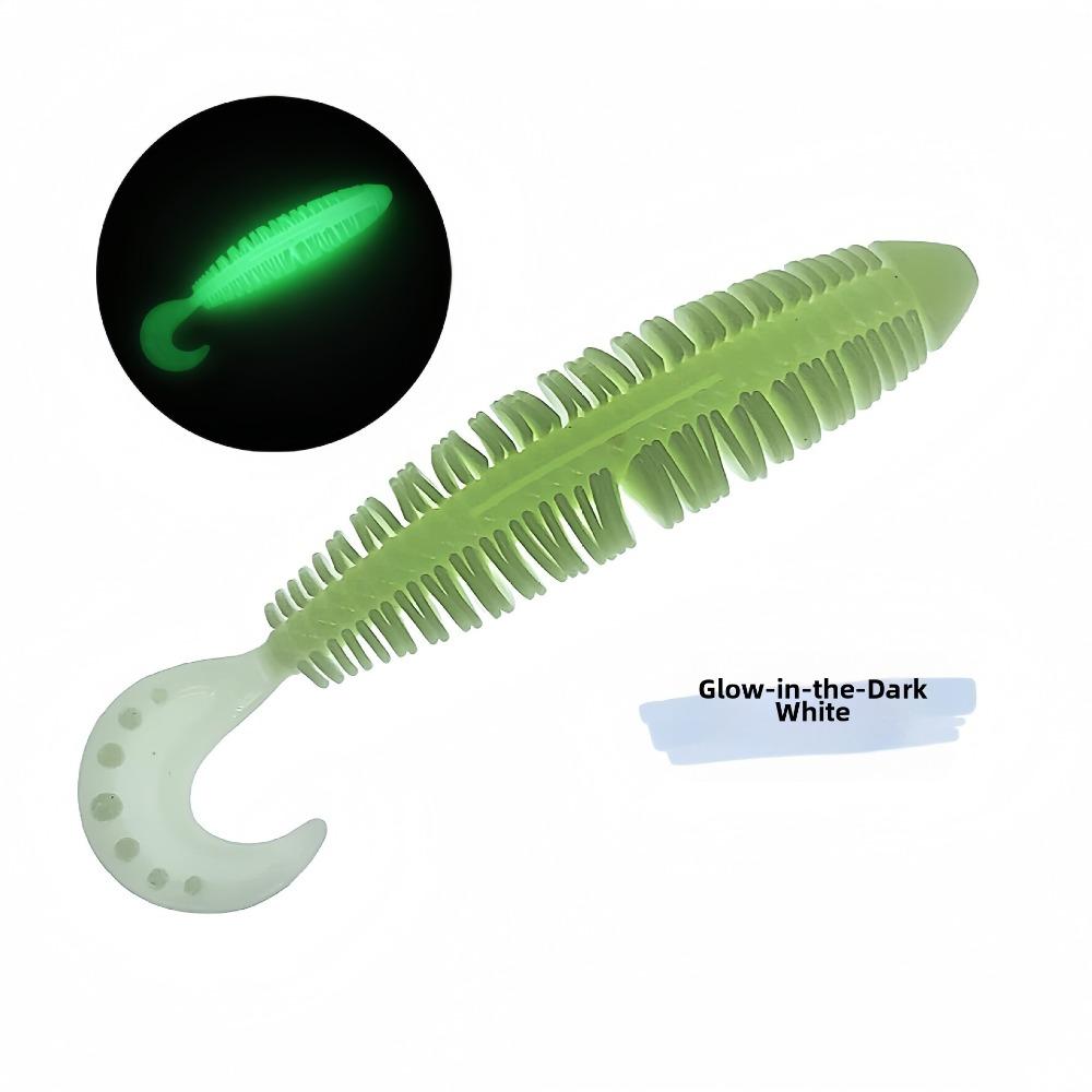 Double Colors Artificial Fishing Worms 7.5cm/10cm Size Jig Fishing Lures  For Carp Fishing