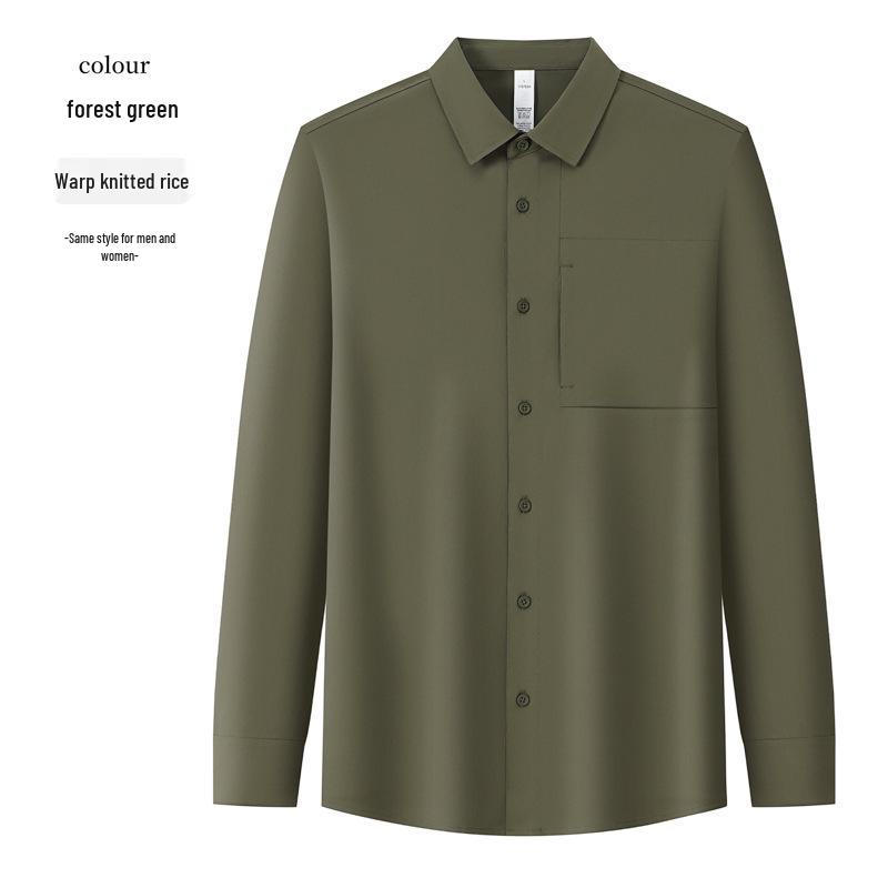 

Деловая рубашка с длинным рукавом и машинной вышивкой на заказ для профессионального тимбилдинга - Мужская рабочая одежда L