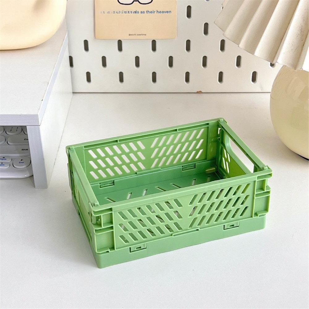 1PC Mini Folding Upgrade Thickened Storage Frame, Simple Basic and Versatile Style, Suitable for Hand Account Tape Sticker Material Storage