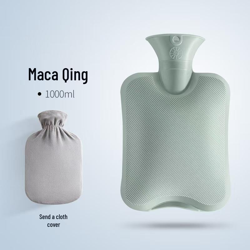 

Large Cute PVC Hot Water Bottle: Portable, Heat-Preserving, Belly Warmer