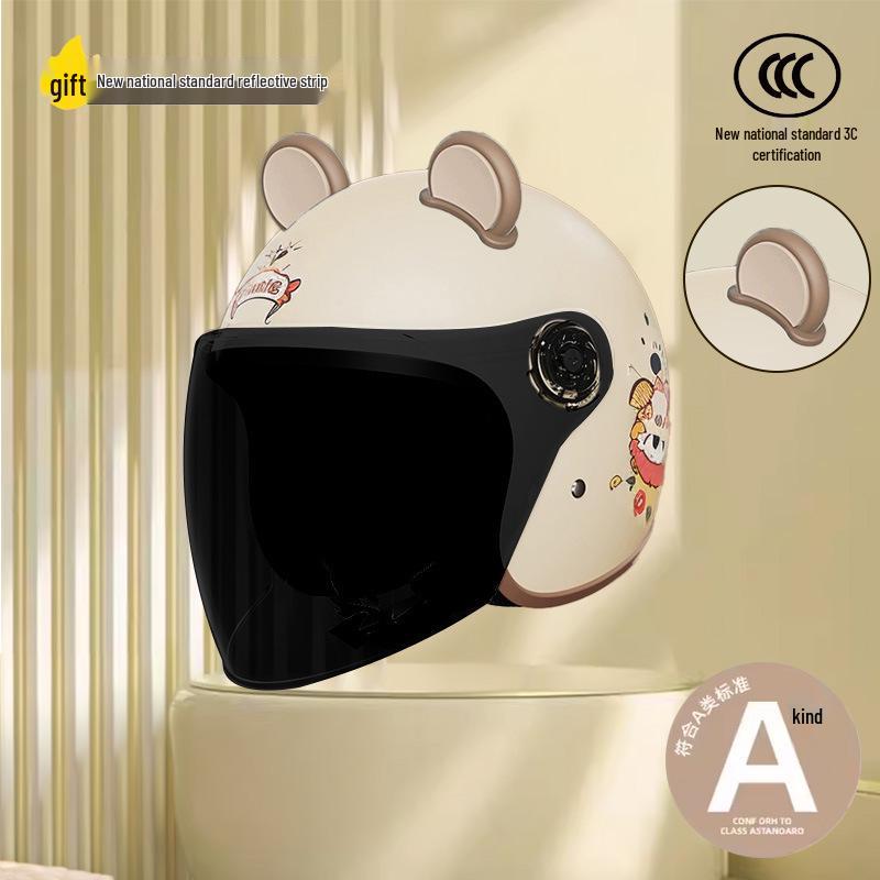 Women's Unisex Winter Warm Half Helmet for Electric Scooter/Motorcycle with Free Shipping