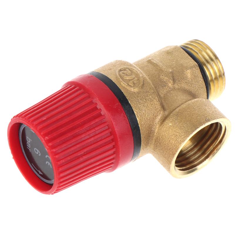 Brass Safety Pressure Relief Valve Explosion Proof Thickened Brass Body for Home Gas Water Heater Plumbing System