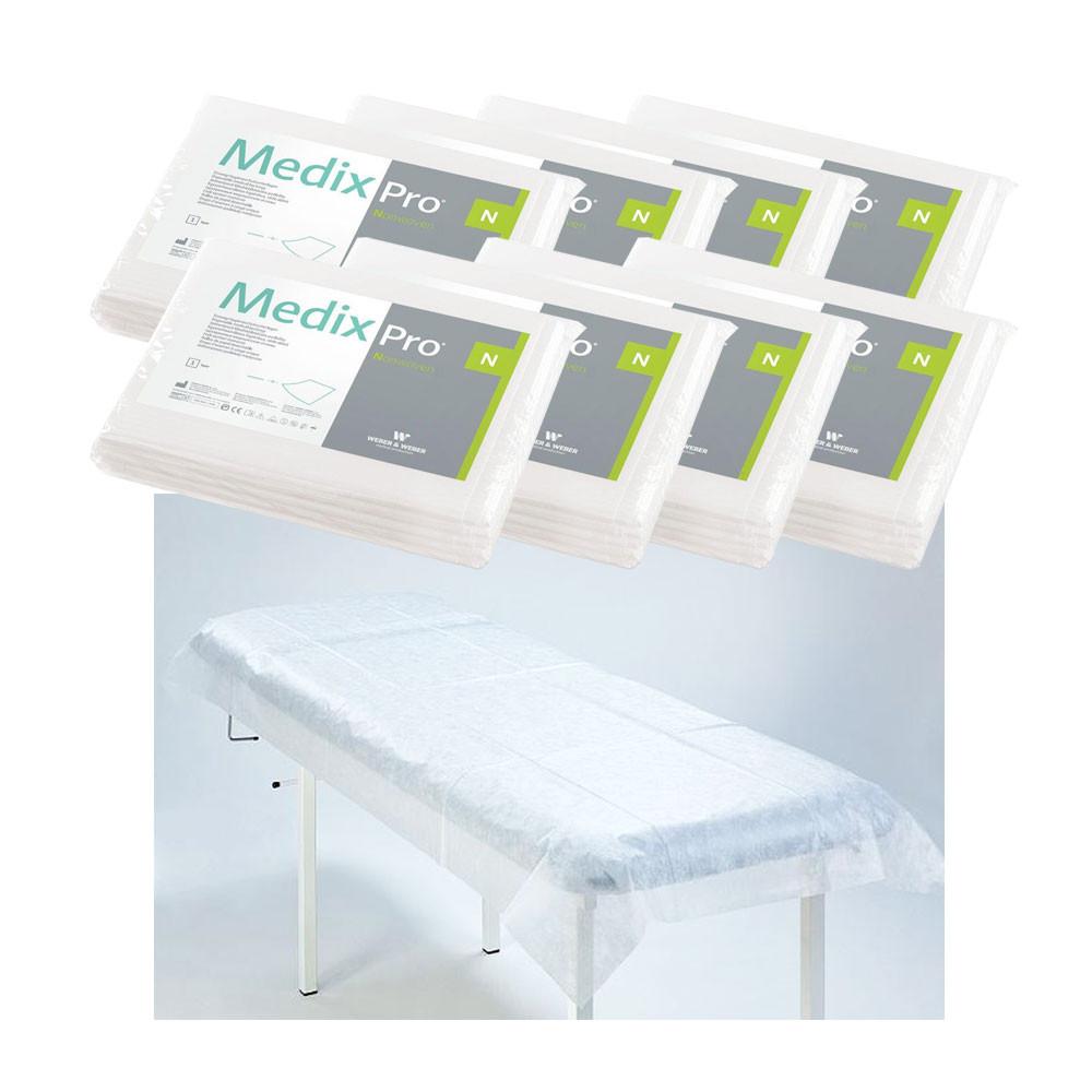 Disposable Sheet 80cm X 210cm White 20G Medixpro 80 Pcs