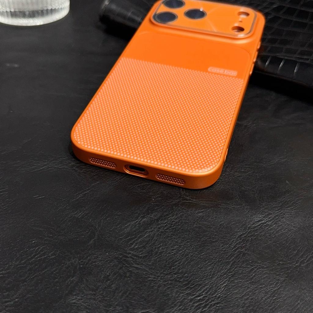 New Leather For Magsafe Magnetic Case for iPhone 17 Air 16 15 14 13 17 Pro Max Glass Camera Lens Protection Shockproof Cover