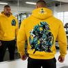 2026 Autumn/winter Dragon Ball Retro hoodie Super Saiyan Blue Forms Collage Print Gym Big Guy Retro for Men Women