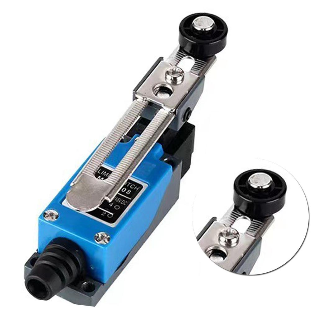 Momentary Limit Switch Silver Alloy Contact IP65 Waterproof Adjustable Roller Lever Limit Switch for Mechanical