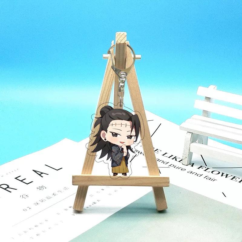 Anime Jujutsu Kaisen Keychain Gojo Satoru Fushiguro Megumi Kawaii Keychains Pendant Anime Peripheral Gift