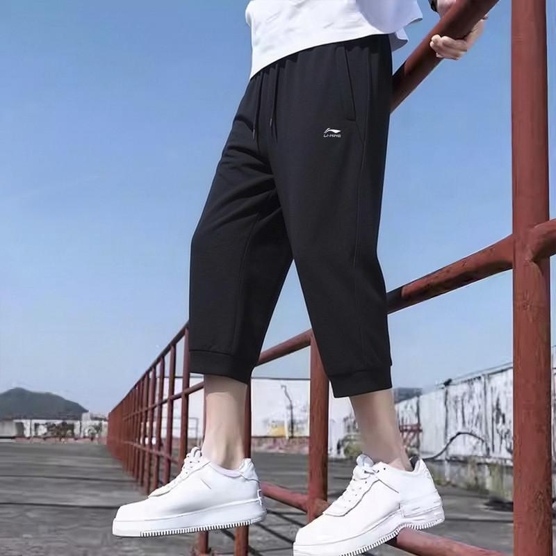 Li Ning Capri Pants Men's Black AKQW027-1