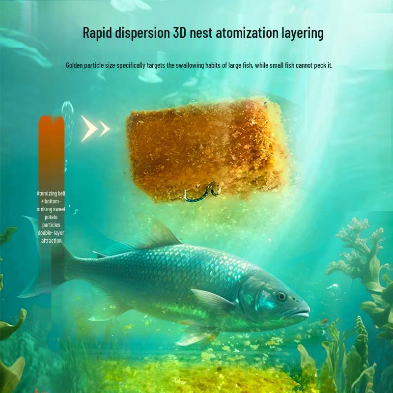 Western-Style Brined Sweet Potato Corn Cubes for Carp Fishing Bait
