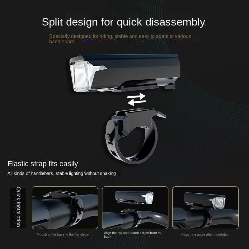 3000 Lumen Fahrradlicht 2000 mAh Fahrradscheinwerfer Power Bank Taschenlampe Lenker USB-Aufladung MTB Rennrad Highlight