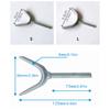 2 Pieces Y Shaped Spindle Rod Gate Banister Adapters for Pressure Mounted Baby Gates with Rubber Padded Ends