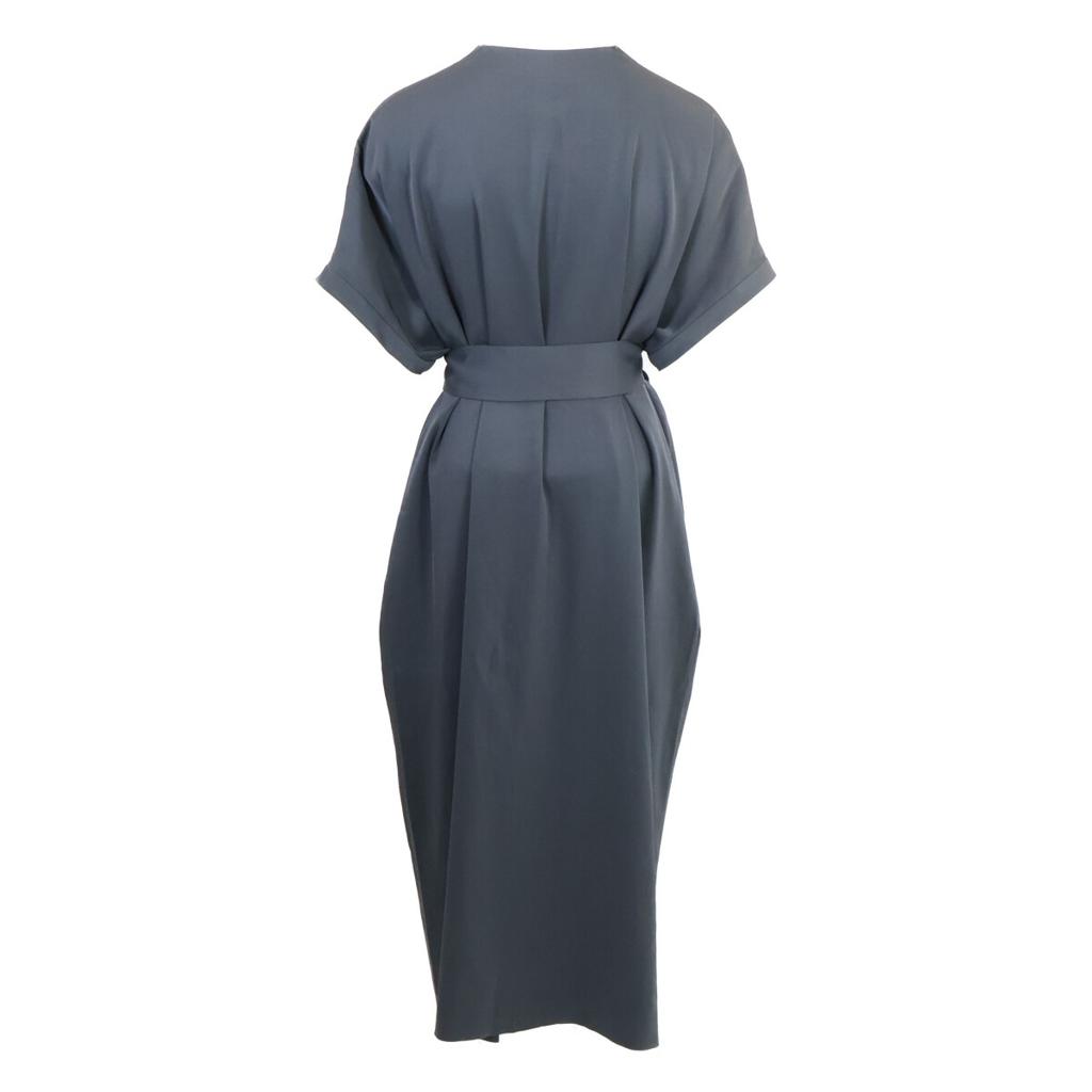 chaos [Excellent Condition/25 Stainless Steel] 451384 CR Lottie OP Belted Short Sleeve Dress F grayUsed