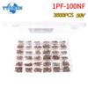 3600PCS 50V Ceramic Capacitor Assortment Kit 1PF-100nF 36 Values X100pcs Ceramic Capacitors Set DIY Sample Capacitance Kit