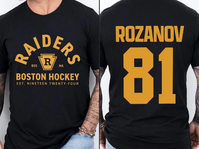 Футболка Comfort Colors Илья Розанов #81 Boston Raiders | Футболка, вдохновленная  Разогретым противостоянием  Унисекс XXL