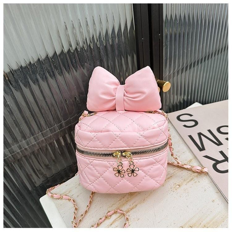 Fashionable Women's Butterfly Knot Handbag Soft Quilted Tote In Various Colors