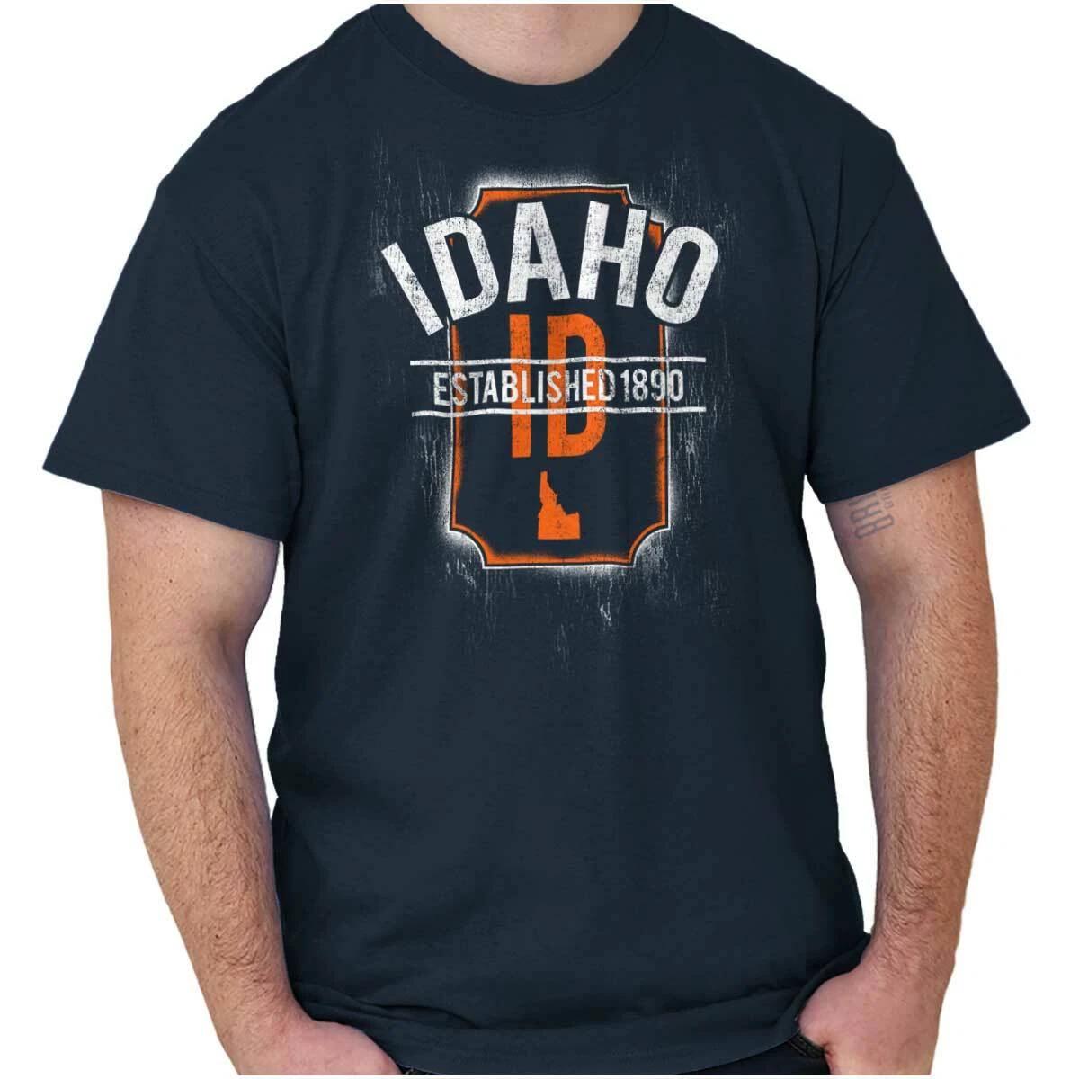 Vintage Idaho Classic Travel Souvenir ID Womens or Mens Crewneck T Shirt Tee S