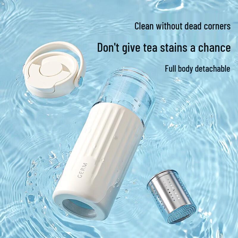 Portable Tea Infuser Glass Bottle