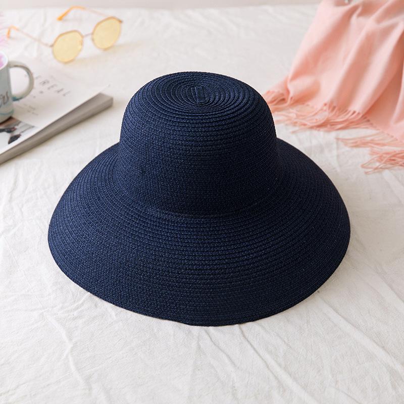 Sun Hat Women's cap Hats For Women Men Summer Straw Hat Sun Protection Hats Wide Brim Vintage Protection Fashion Straw Visor