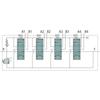 Hydraulic distributor 4-section 4/3-way 45L