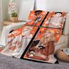AFTG All For The Game Retro Print Throw Cozy Soft Flannel Throw Lightweight Skin-Friendly For Sofa Bed Office & Travel